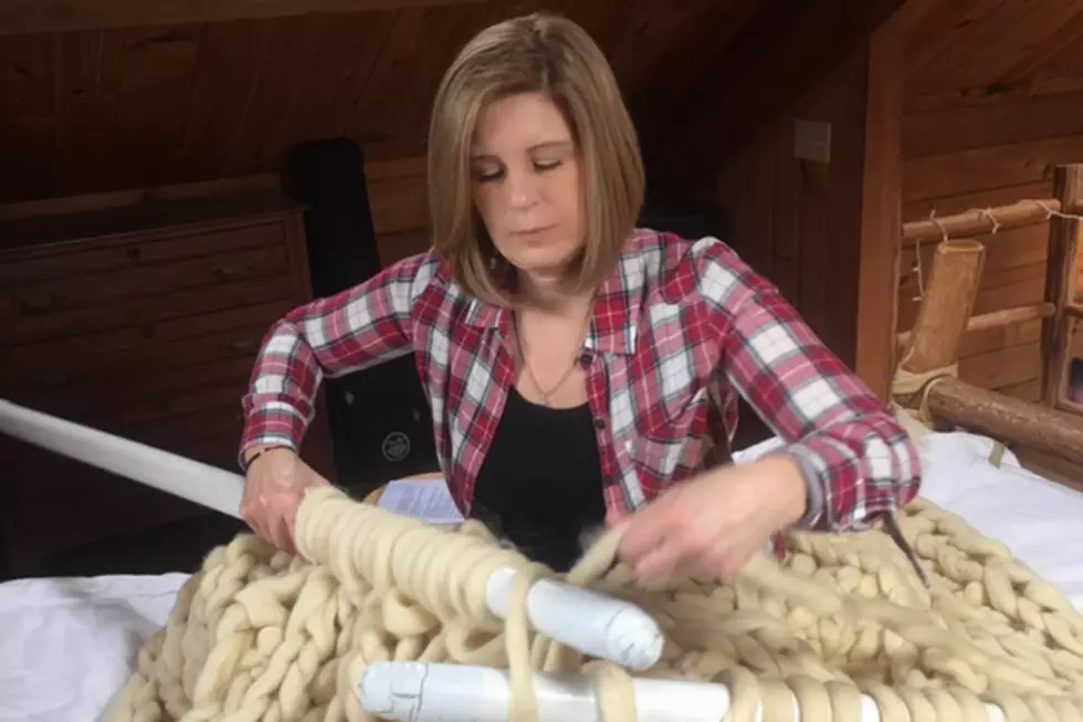 This New Hampshire Woman Takes Knitting to an Extreme Level with PVC Pipes