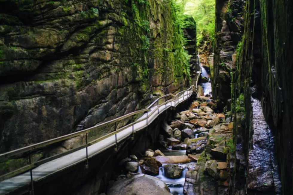 ROAD TRIP WORTHY: Walk Among Waterfalls & Narrow Granite Walls at This Gorgeous New Hampshire Hiking Spot