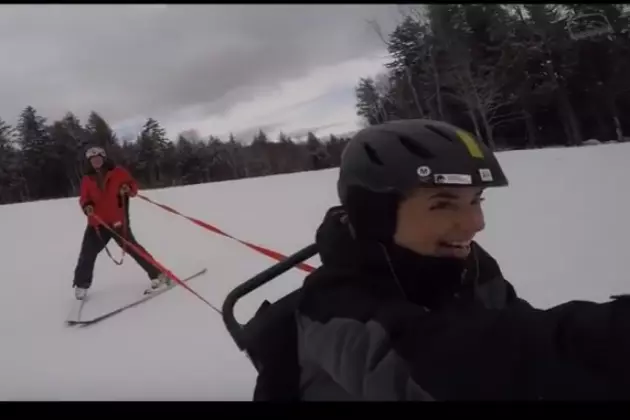 Lori Races WMTW&#8217;s Steve Minich in a Sit Ski  [VIDEO]