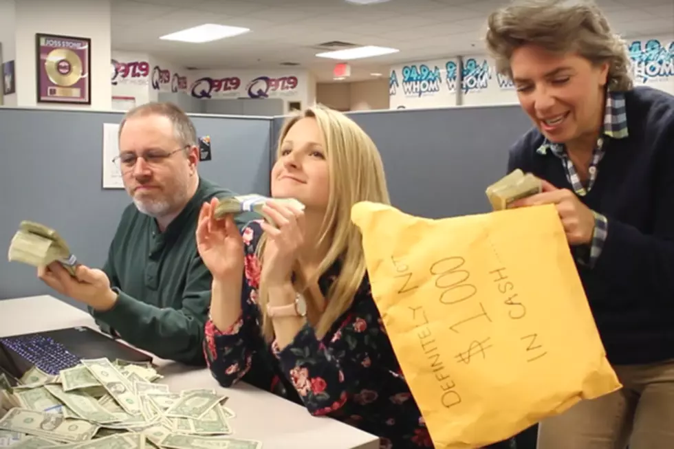 WATCH: The Q Morning Show Found $1000 in One Dollar Bills — Here’s What We Did With the Cash