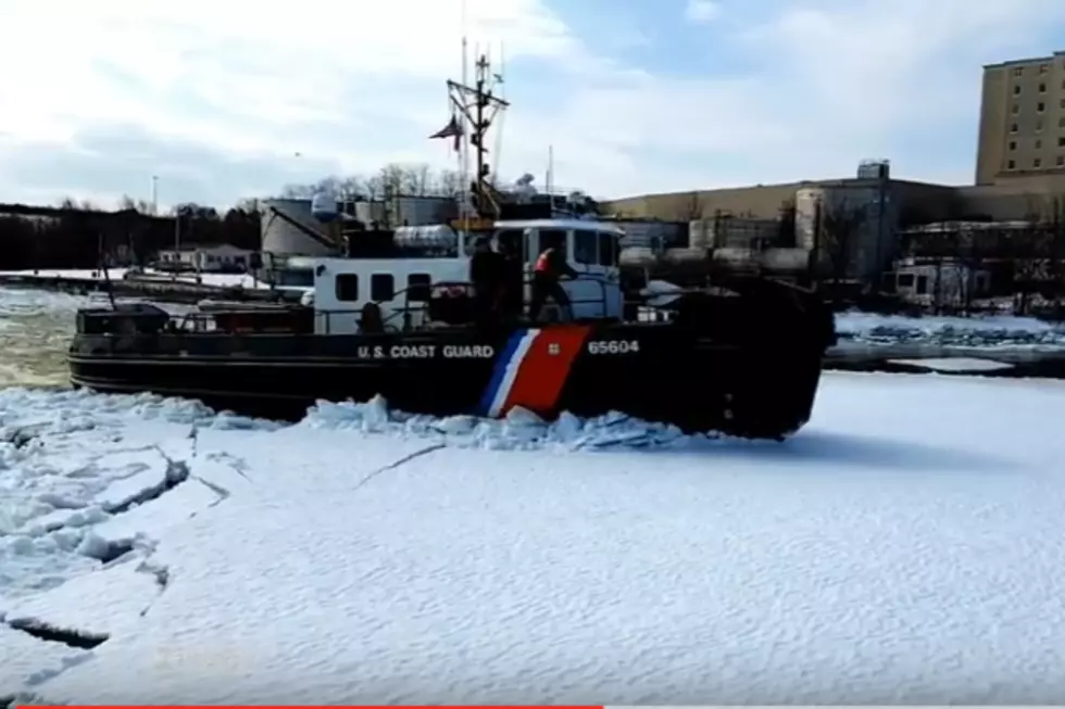 Watch the U.S. Coast Guard Smash Through the Ice on the Penobscot River