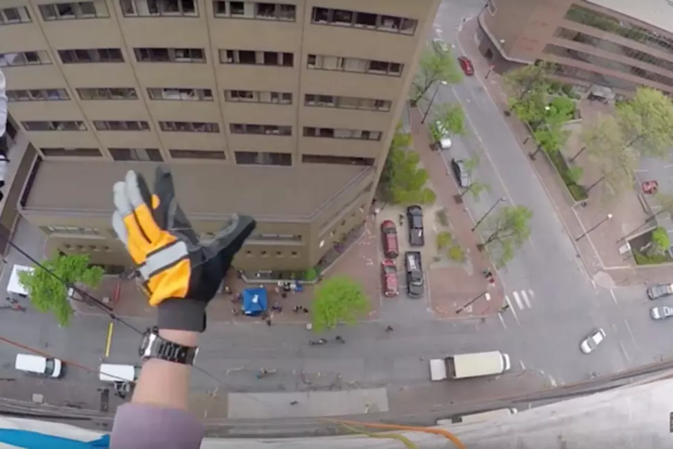 I’m Rappelling Off a 13 Story Building for Rippleffect!  [VIDEO]