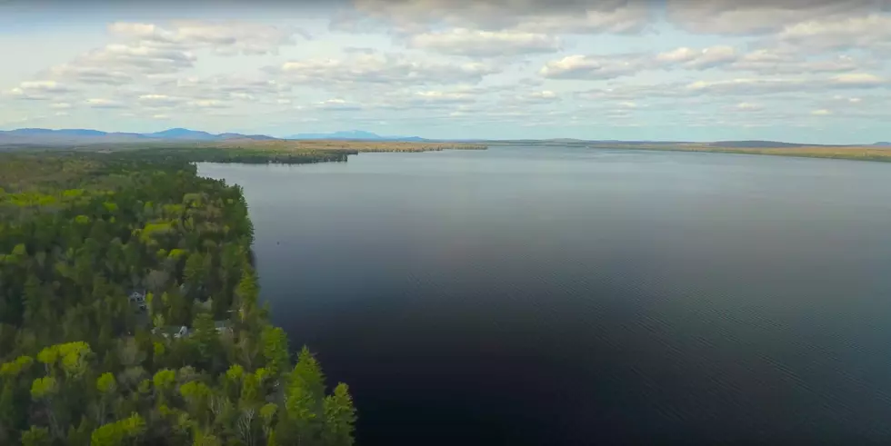 Maine Drone Video: Fly High Above Schoodic Lake in Adams, Maine