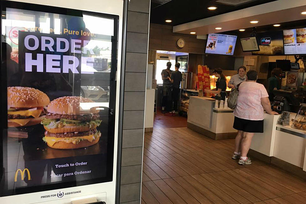 McDonald's Kiosk Ordering Here