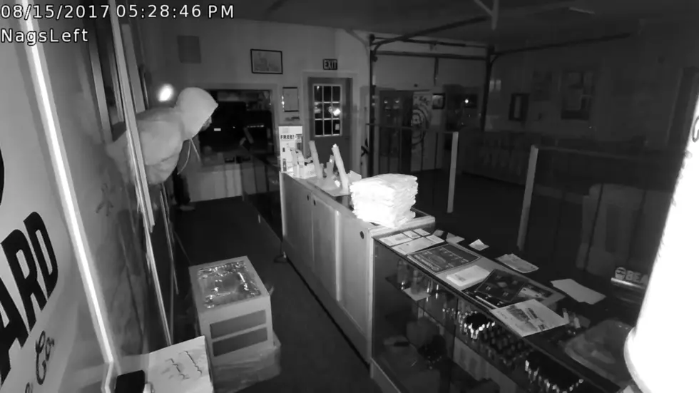 Video: Thief Breaks Into Shop in Topsham By Kicking Air Conditioner In… Do You Know Who This Is?