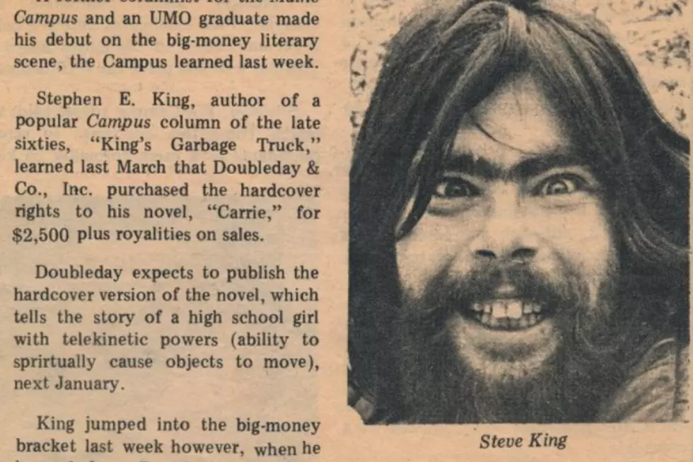 A UMaine Student Newspaper Article from the 1970s Announces Stephen King&#8217;s &#8216;Big-Money&#8217; Literary Debut