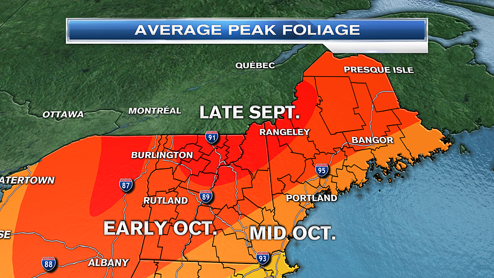 New Hampshire Fall Foliage Map