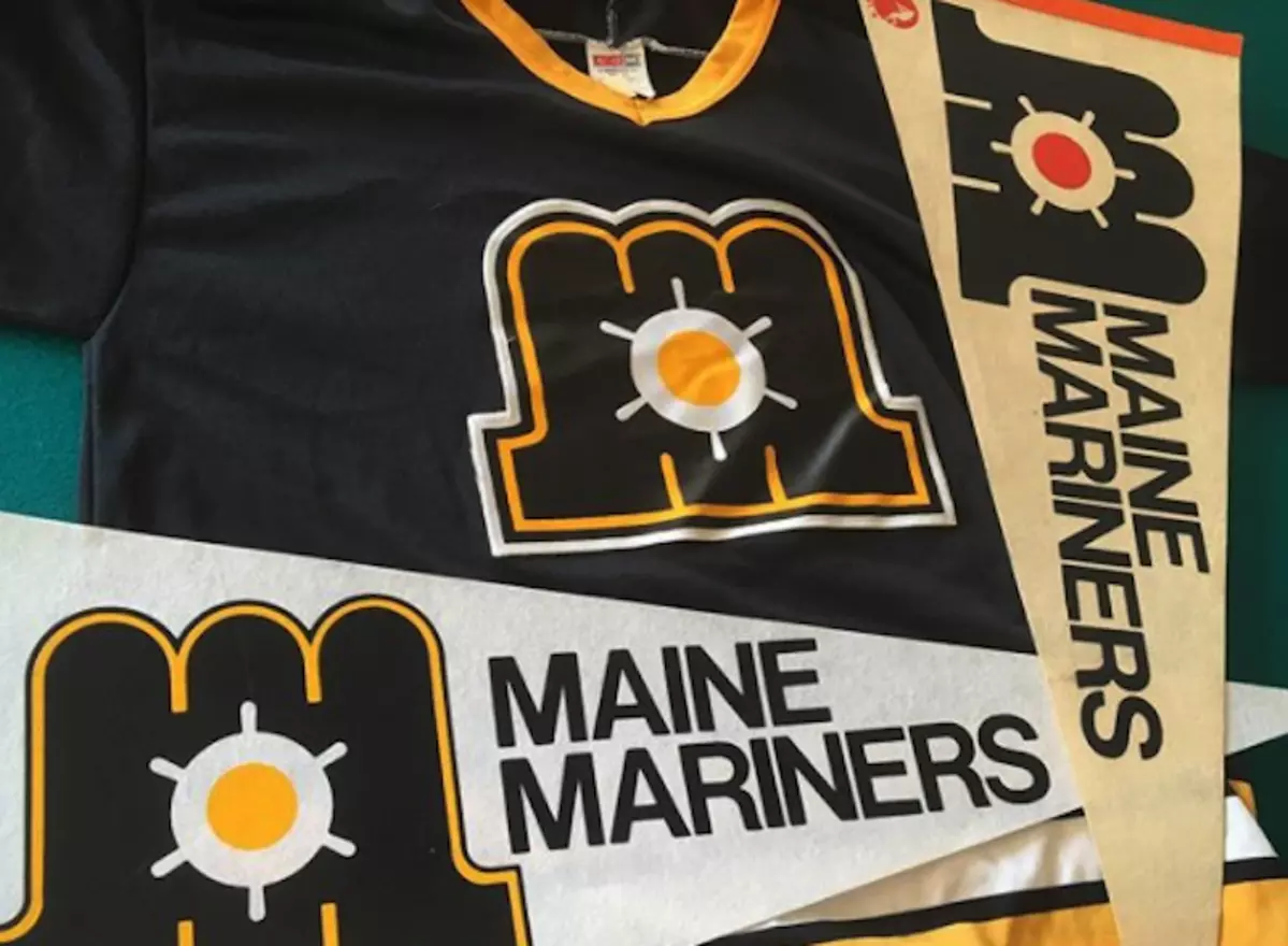 Vintage Maine Mariners Hockey Jersey 