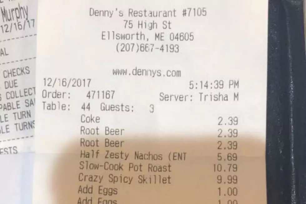 Maine Server at Denny’s Gets The Tip of a Lifetime