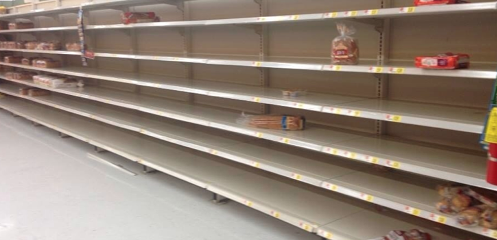Hope You Got the Bread & Milk: Supermarkets Across New England are Cleared Out