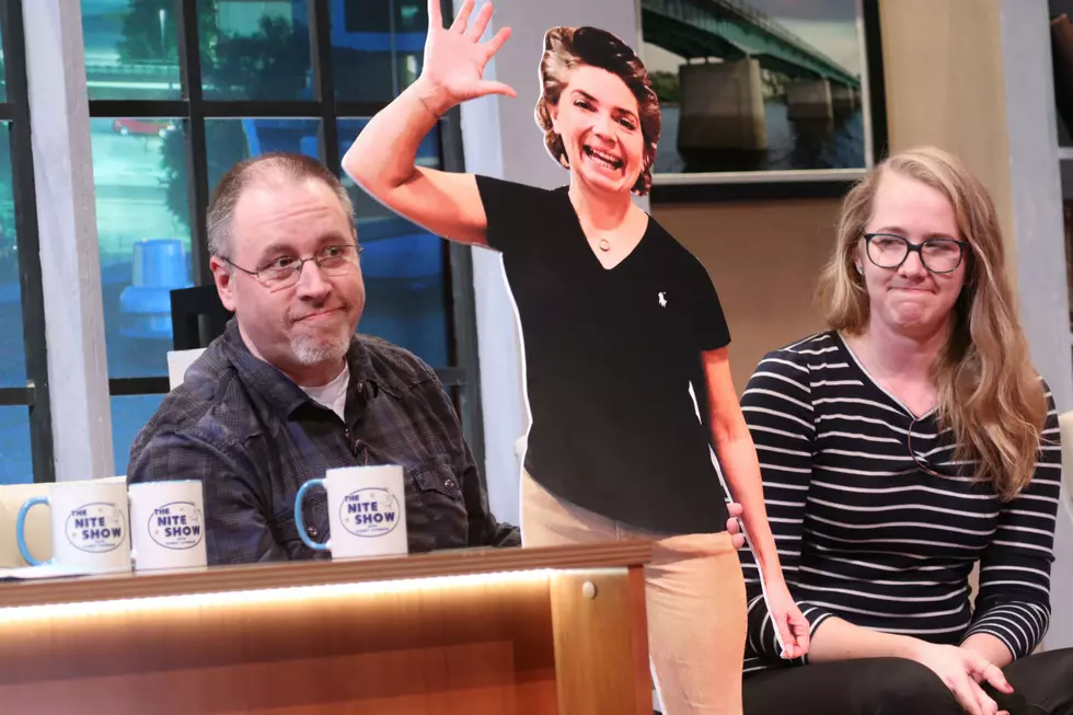 Jeff, Lou and Cutout Lori Are Guests on The Nite Show
