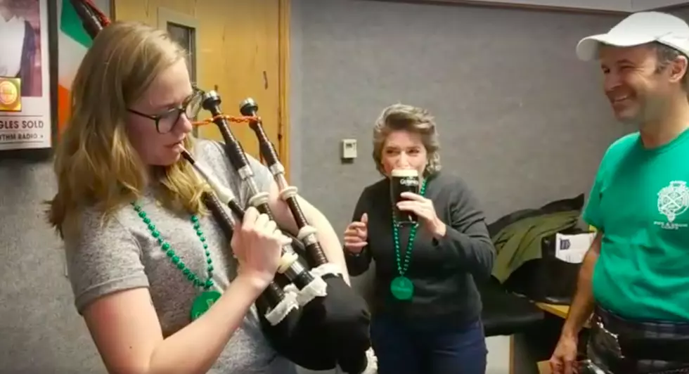 The Q Morning Show Learns How to Play Bagpipes (Sort of)