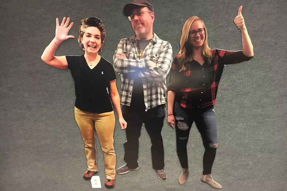 The Q Morning Show Cut-Out Tour 2018 &#8211; We Hang at Your Office!