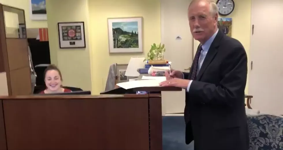 Angus King’s Staff Asked Him If He Heard Laurel or Yanny… His Response Was Terrific