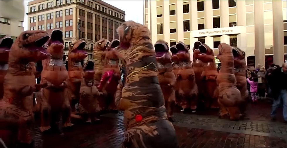 The T-Rex Stampede Is Back This Saturday In Monument Square