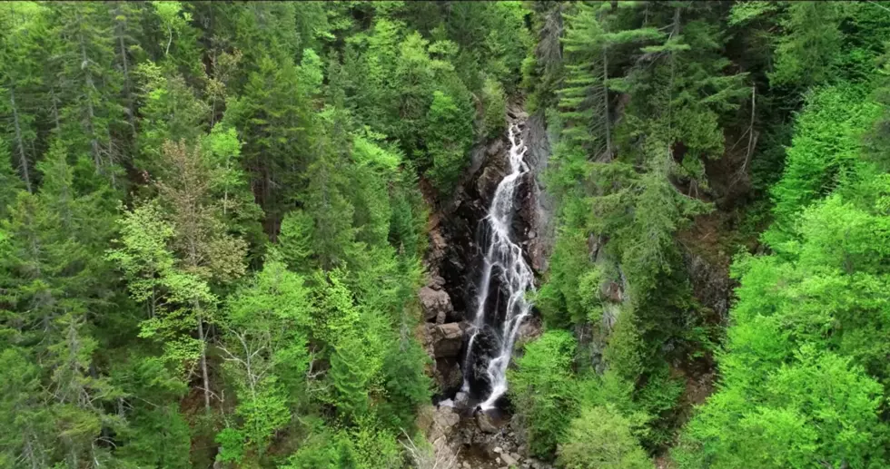 Get a Rare Look at Angel Falls in Rangeley, Maine in a Stunning 4K Drone Video