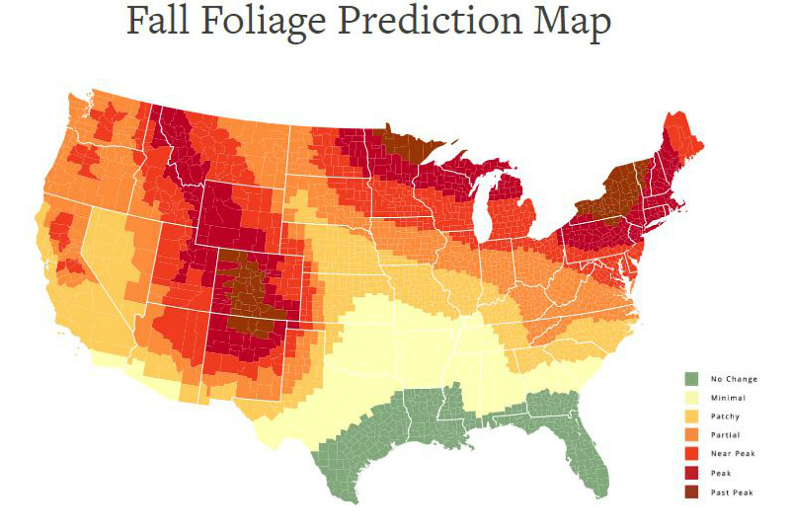Interactive Map Shows When to See The Best Fall Foliage in Maine