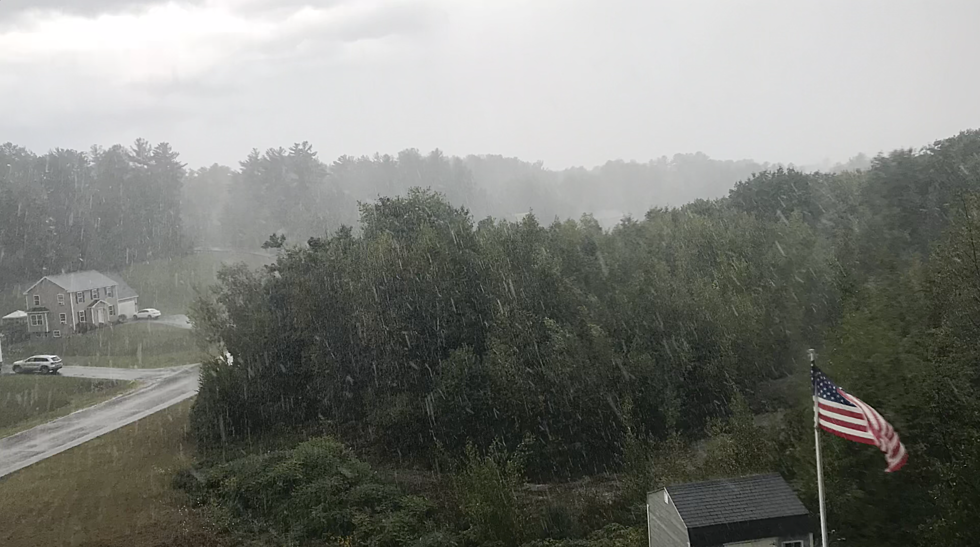 High Speed Maine: Watch a Hail Storm Rip Through Windham