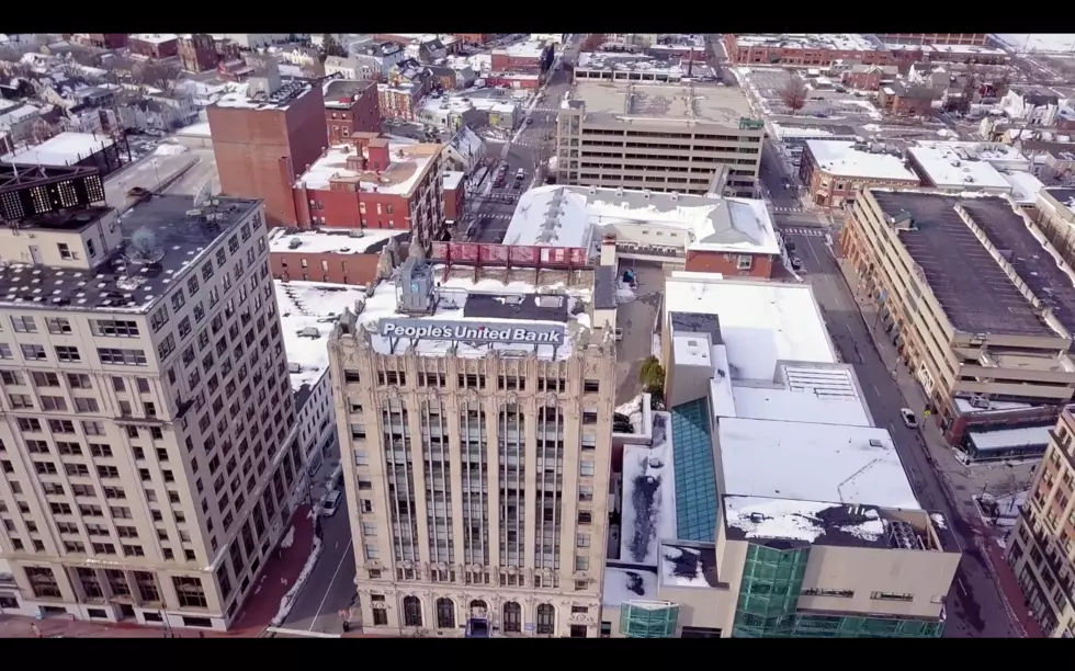 Frozen Portland: First Snow Captured in New Maine Drone Video