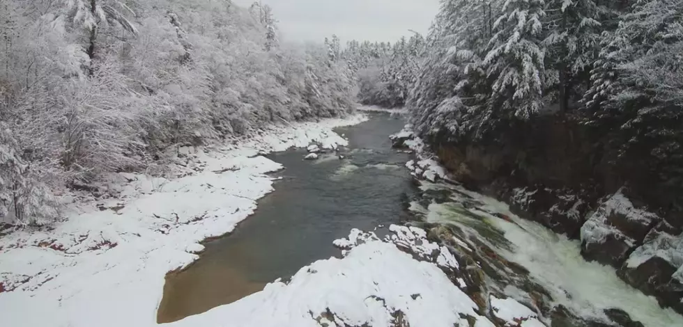 Drink In The Snowy Views of This NH Drone Video