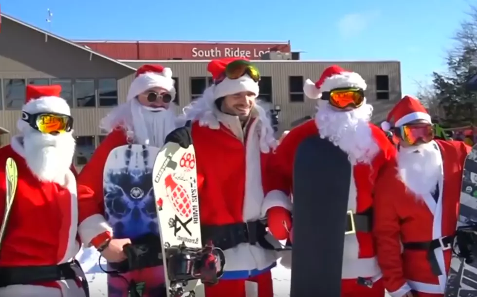 300 Skiing Santas Will Be At Sunday River This Weekend