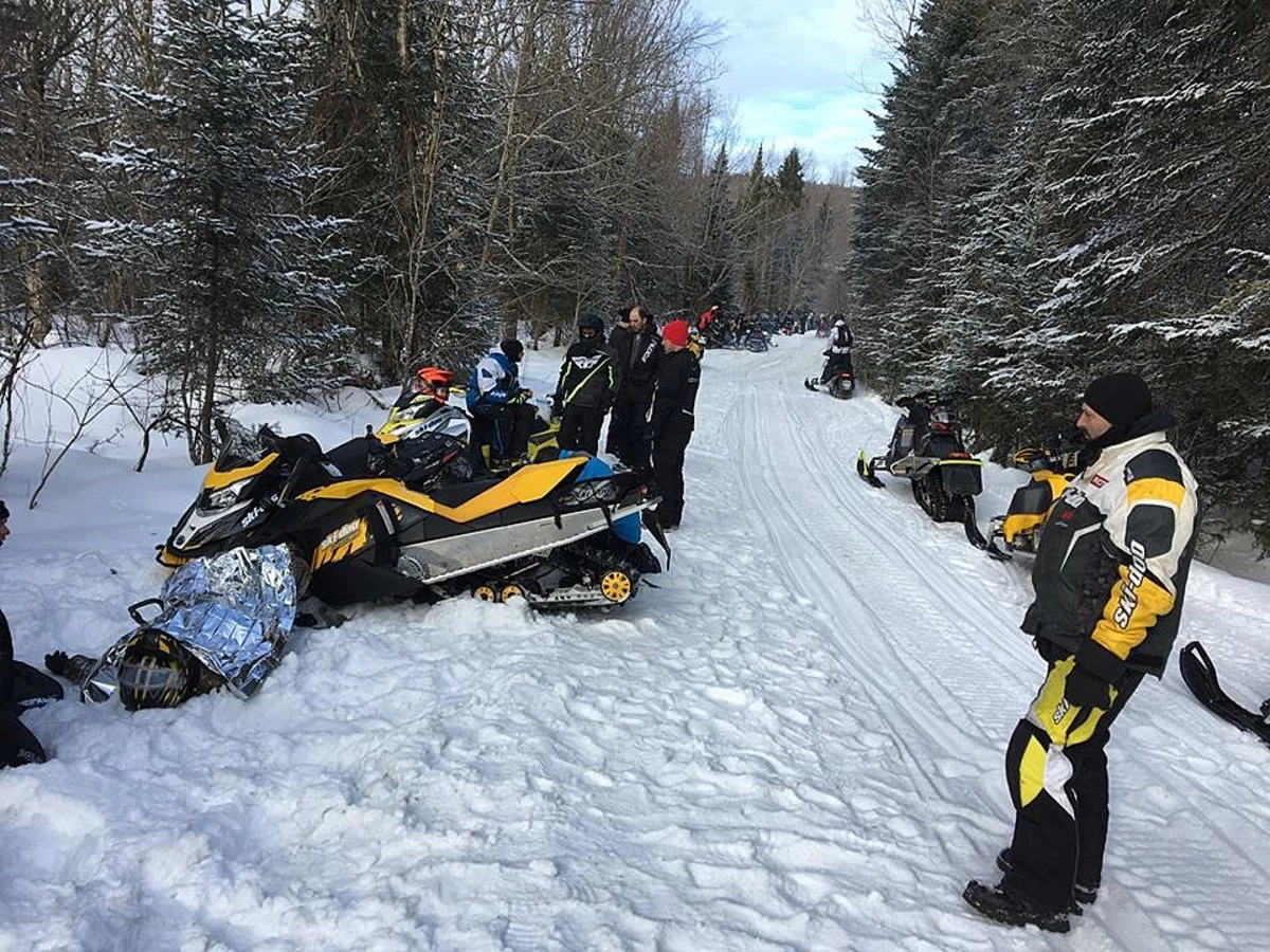 HeadOn Snowmobile Crash Seriously Injures Two in New Hampshire
