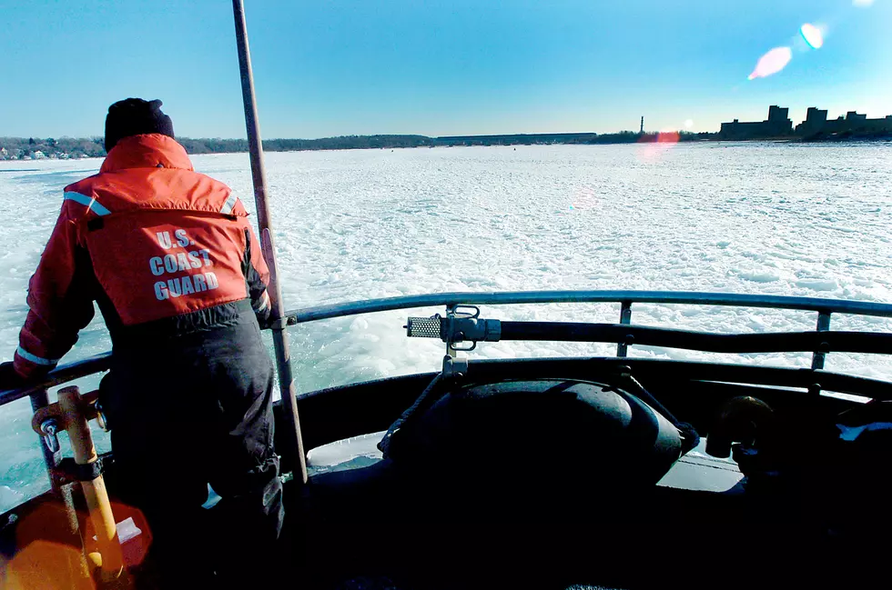 Watch How the US Coast Guard Breaks Up Ice on Rivers in Maine
