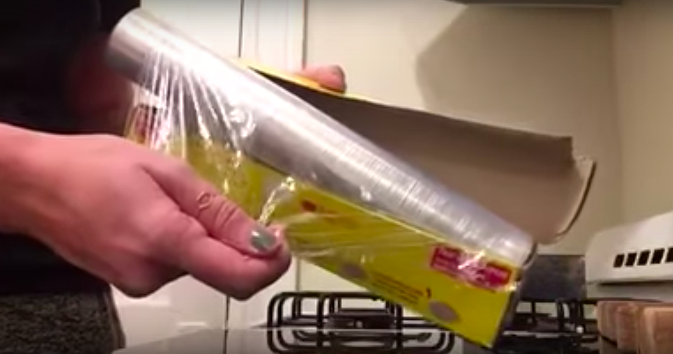 Watch This Trick To Prevent Frustration with Plastic Wrap Rolls