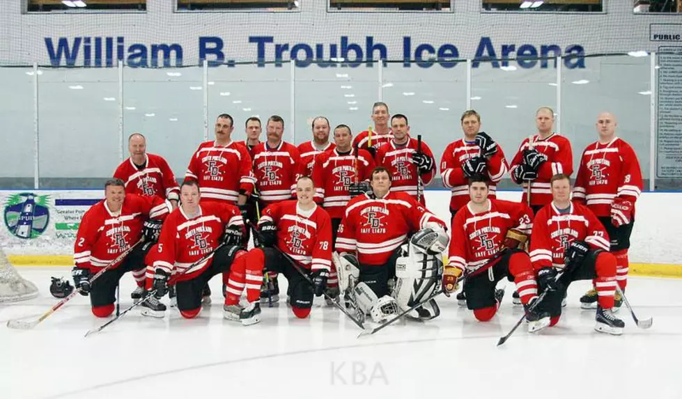 South Portland Firefighters Play Hockey to Raise Money