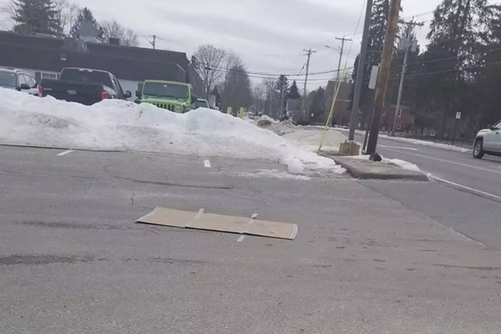 The Biddeford Burger King Fixed Their Potholes with&#8230;Duct Tape And Cardboard?