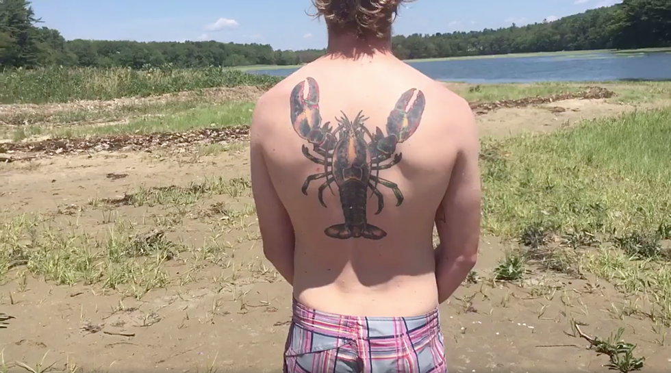Mainer Permanently Dedicates His Back to the State of Maine
