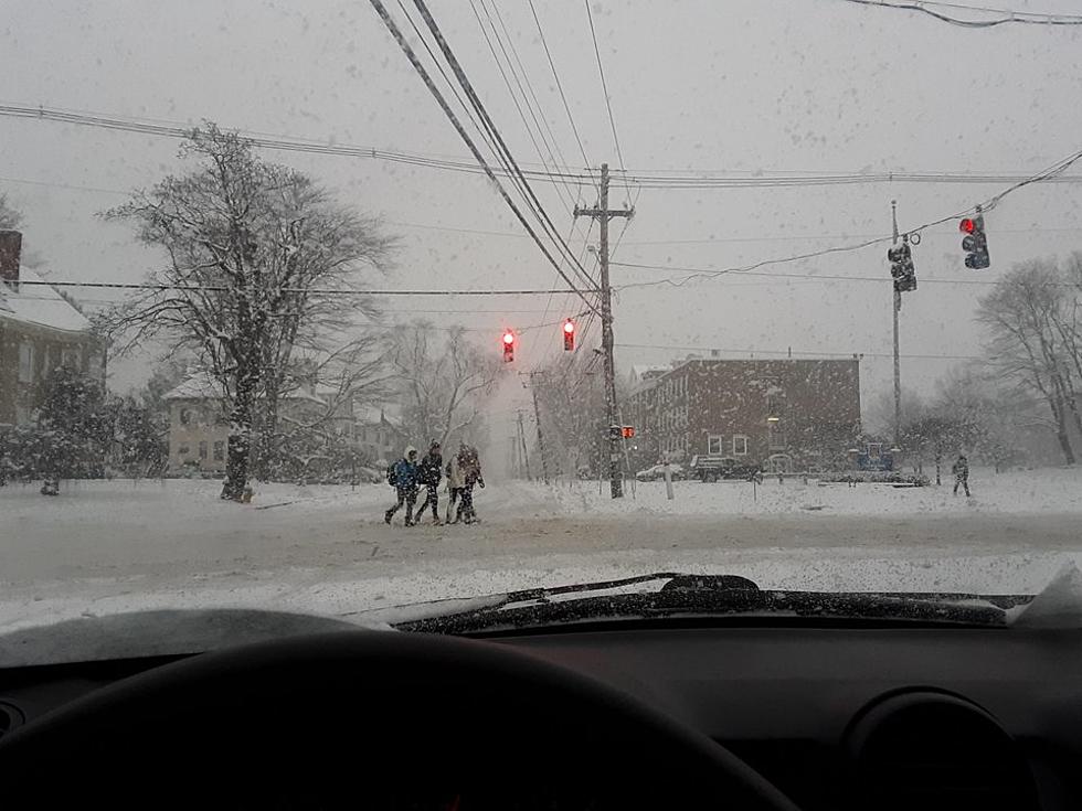 Someone Pities Kids Walking to School in Snowstorm; Mainers Laugh