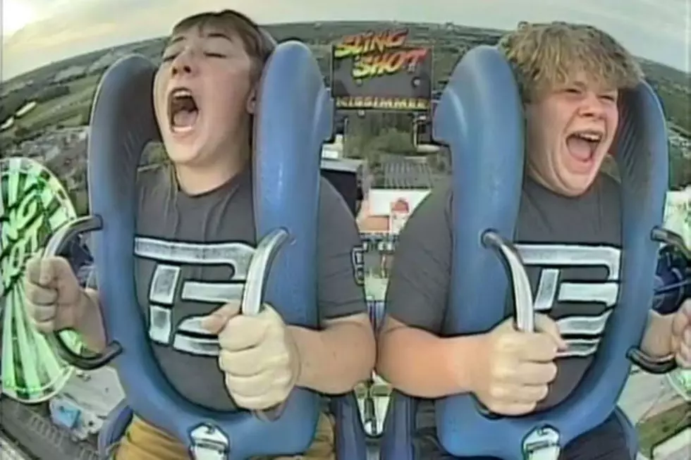 Watch Kid From West Paris Pass Out on The Slingshot in Florida