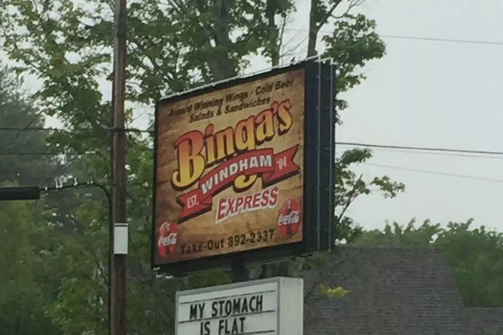 Don&#8217;t Have a Flat Stomach? Binga&#8217;s Sign Says You Do
