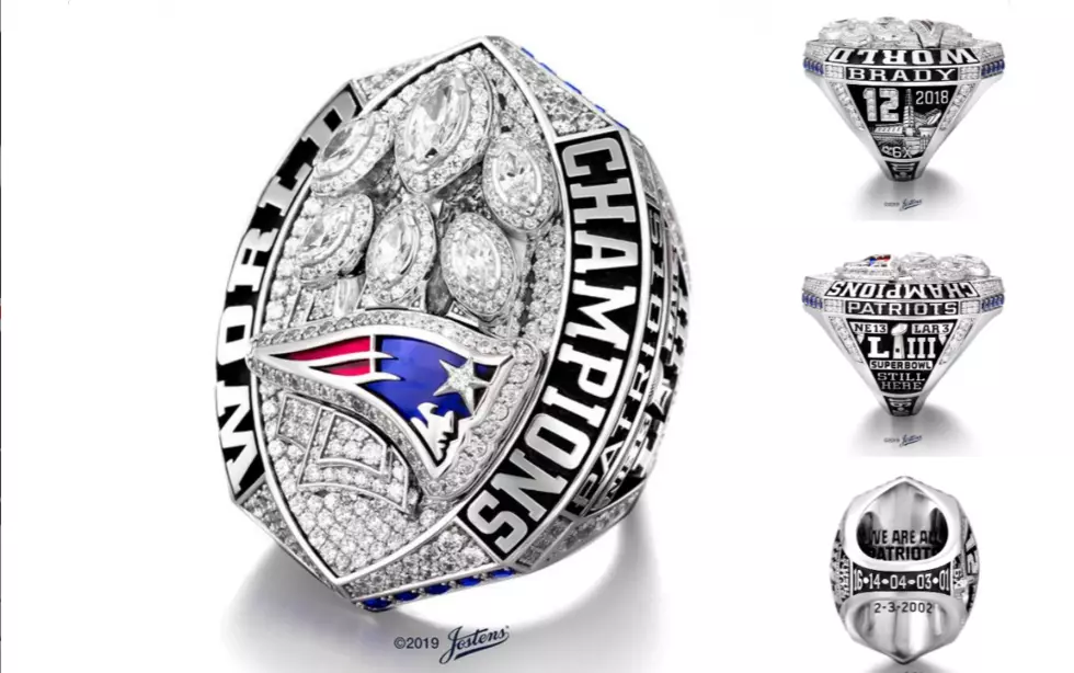 Patriots&#8217; Newest Rings Are Super Huge, Packed with Meaning