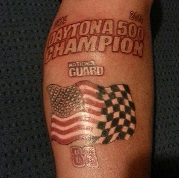 Dont seem to see any NASCAR tattoos on here Anyone else got any  r NASCAR