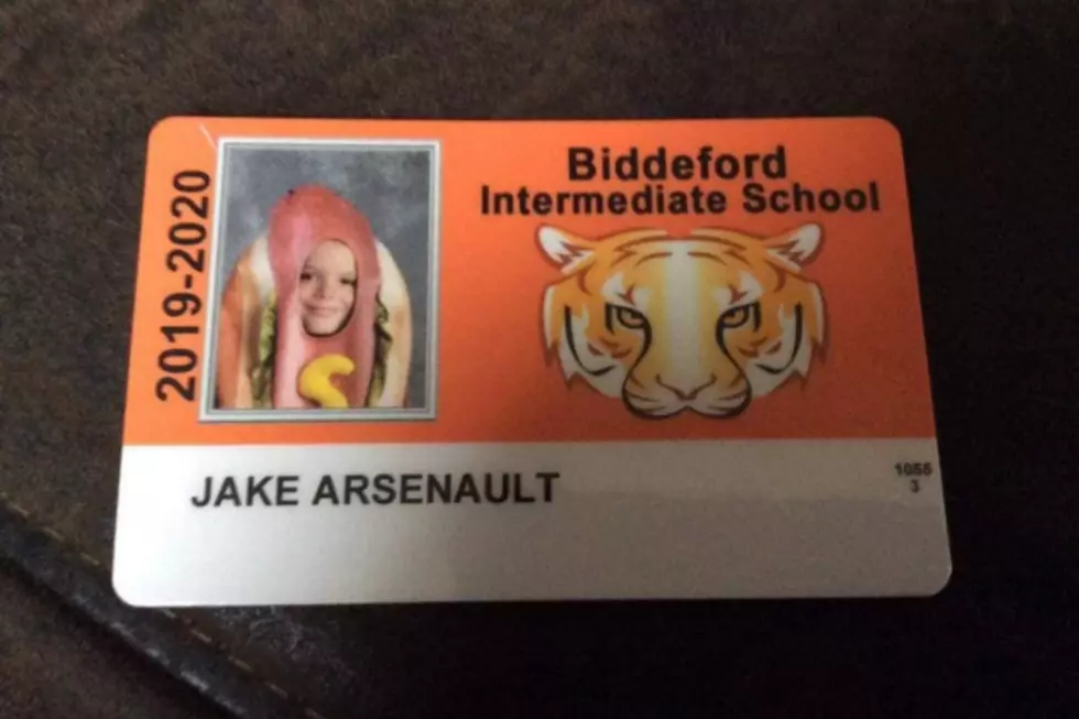 Biddeford 4th Grader Dresses as Hot Dog for School Picture