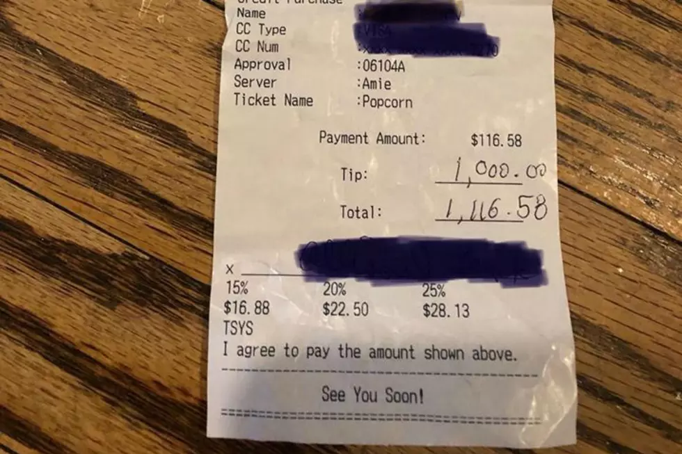 Maine Server Wants to Say Thank You to Person Who Left $1000 Tip