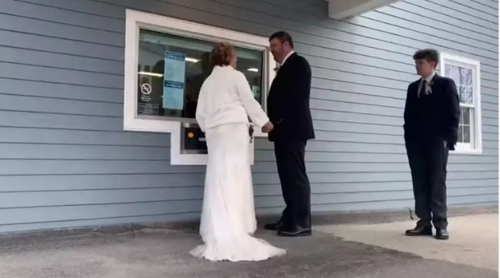 Couple Gets Married at Drive Thru Bank in Northeast Harbor
