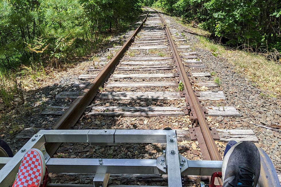 Take in New Hampshire’s Scenery While Pedaling On Railroad Tracks