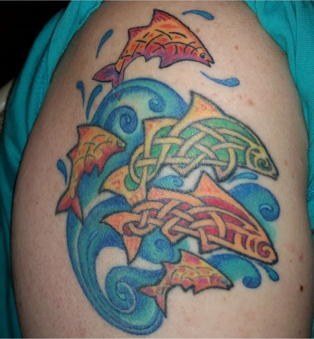 Dolphin Tattoos And Designs - Tribal Dolphin Tattoo, HD Png Download ,  Transparent Png Image - PNGitem