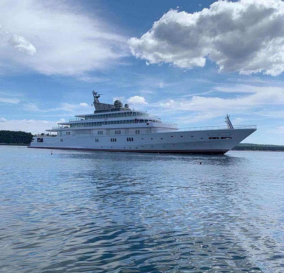 6th Biggest Yacht in the World Spotted in Harpswell, Maine