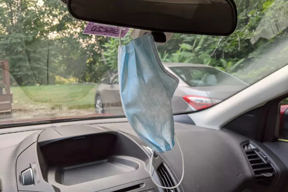 Hanging Your Mask On Your Rear View Mirror? You Might Get Fined