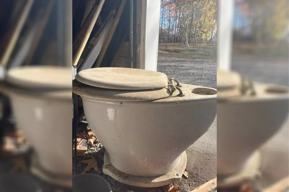 Antique Toilet on Maine's Craigslist Perfect for a DIY Project