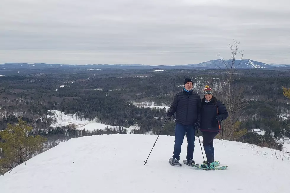 Snowshoe Up This Maine Mountain For a Beautiful Winter View