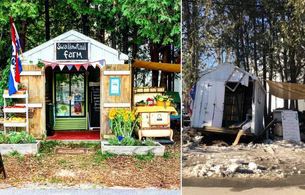 Honor System Run Farmstand in Maine Demolished in the Night