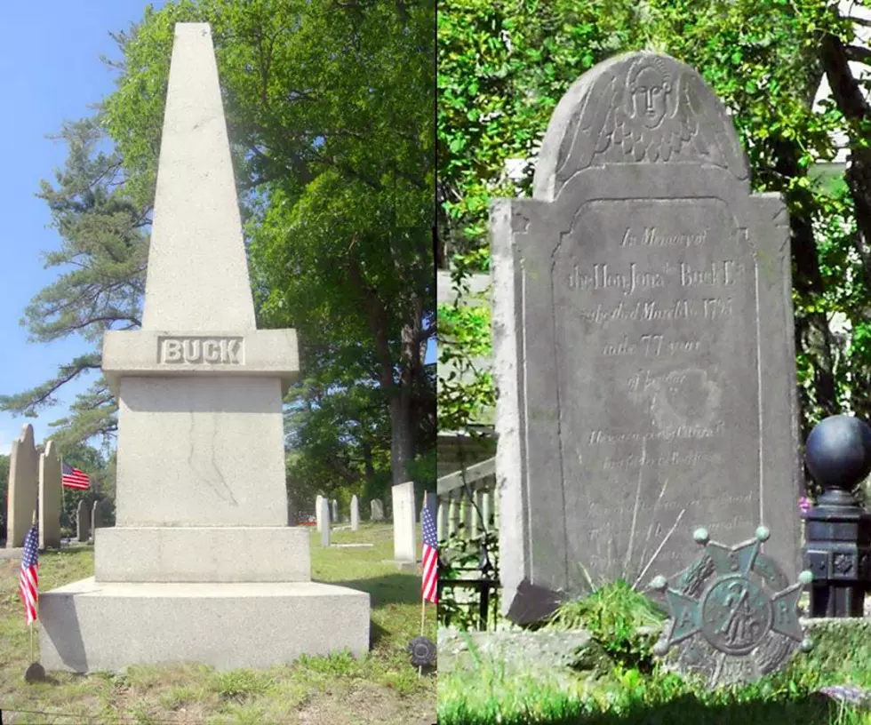 Bucksport’s Founder Has a Visible Spell on His Bucksport Tombstone