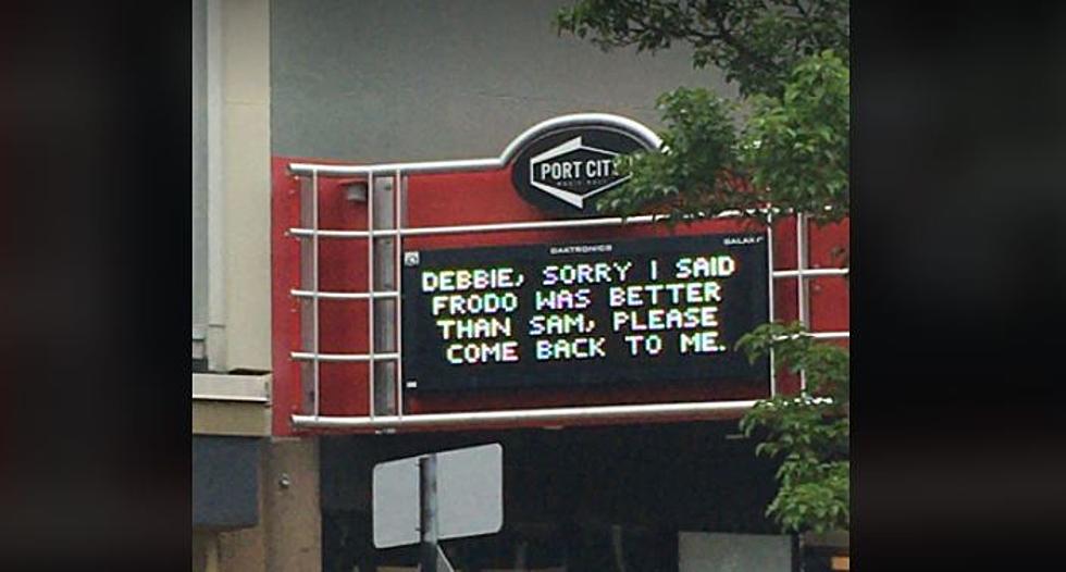 Portland Maine’s Port City Music Hall Uses Sign to Apologize to Debbie