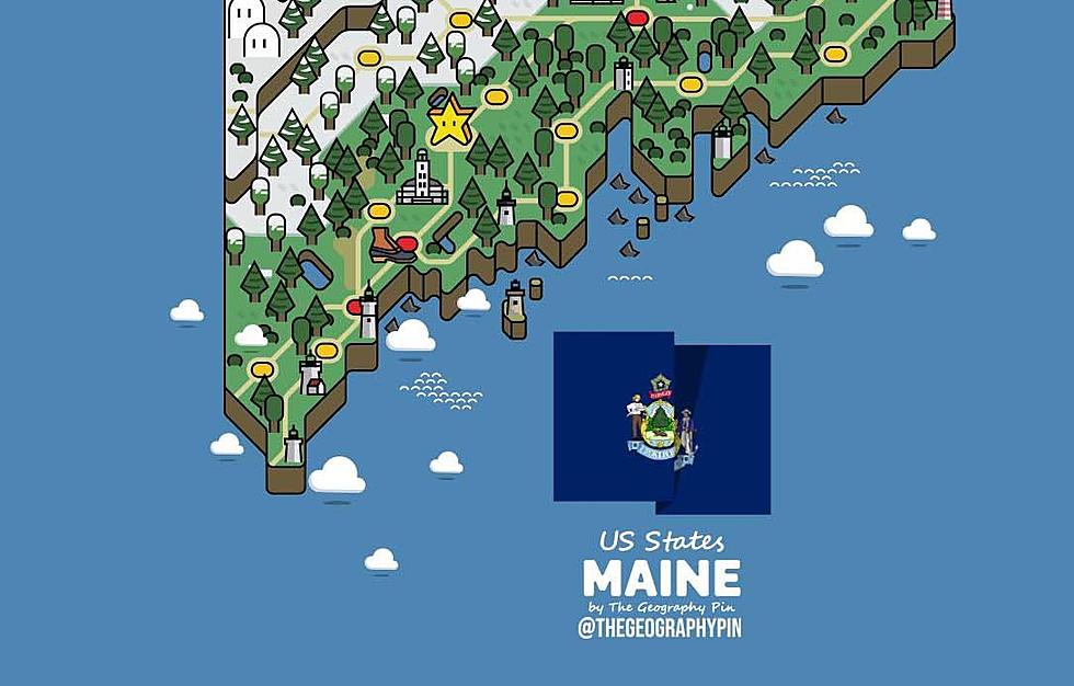 Check Out This Super Mario World Inspired Map of Maine