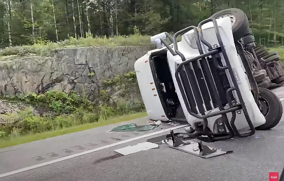 Truck Driver Possessing Meth Hauling Cheez-Its and Pop Tarts Crashed on I-95 in Augusta, Maine on Friday